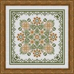 August Hearts Square With Sunflowers (image for) August Hearts Square With Sunflowers